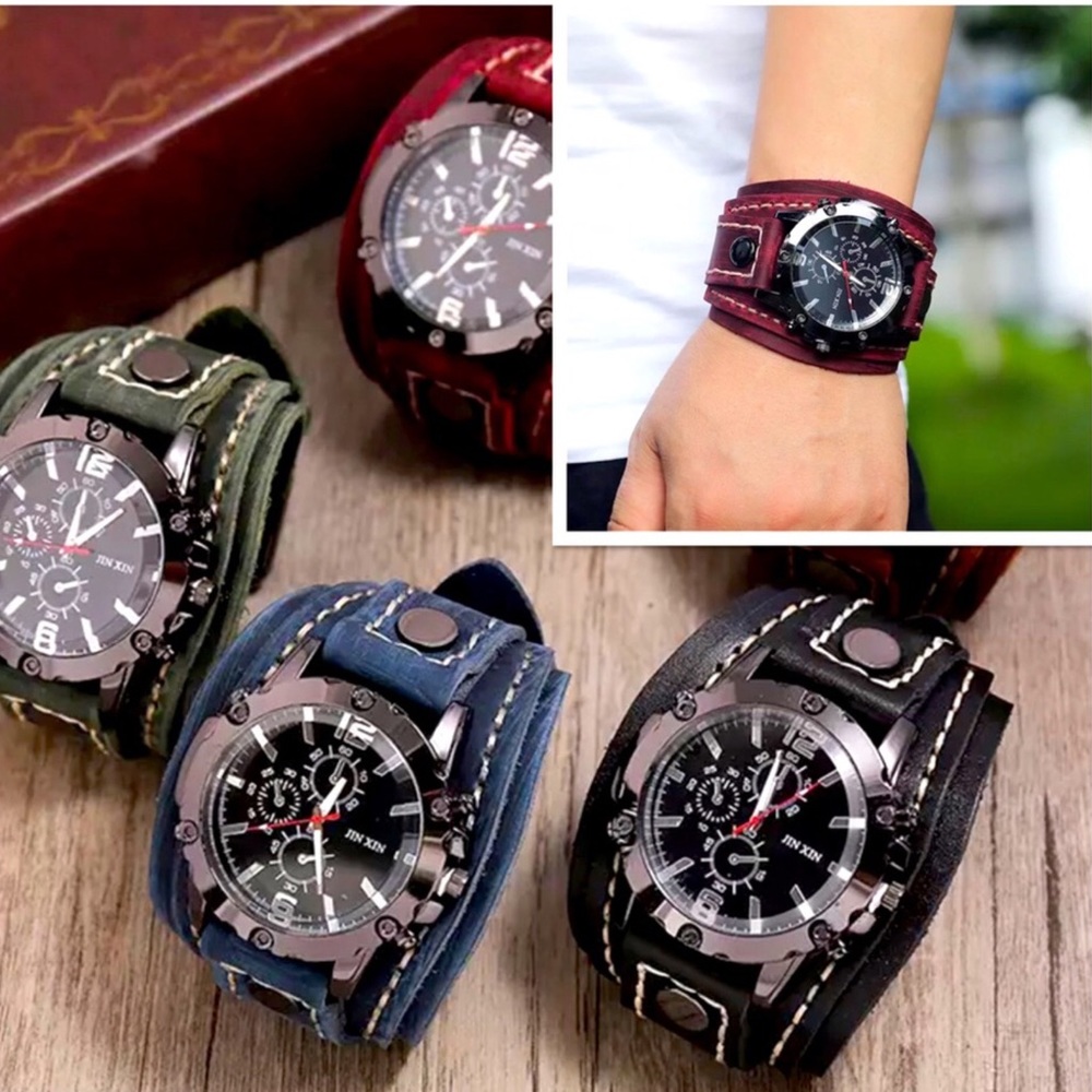 Genuine Leather Luxury Watch